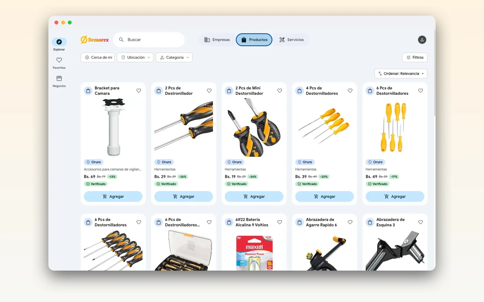 Bemorex Mi Negocio (SaaS) — directorio + back-office — imagen 2