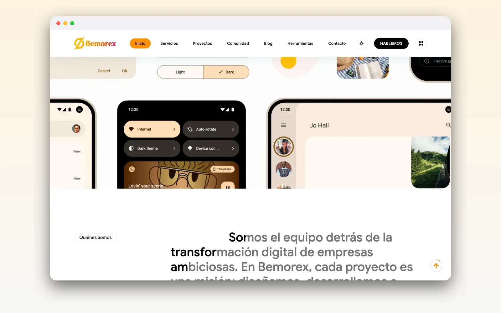 Bemorex — Sitio web de la agencia — imagen 2