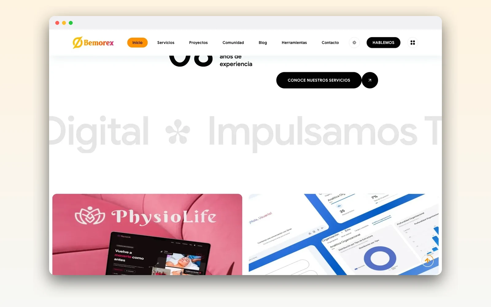 Bemorex — Sitio web de la agencia — imagen 3