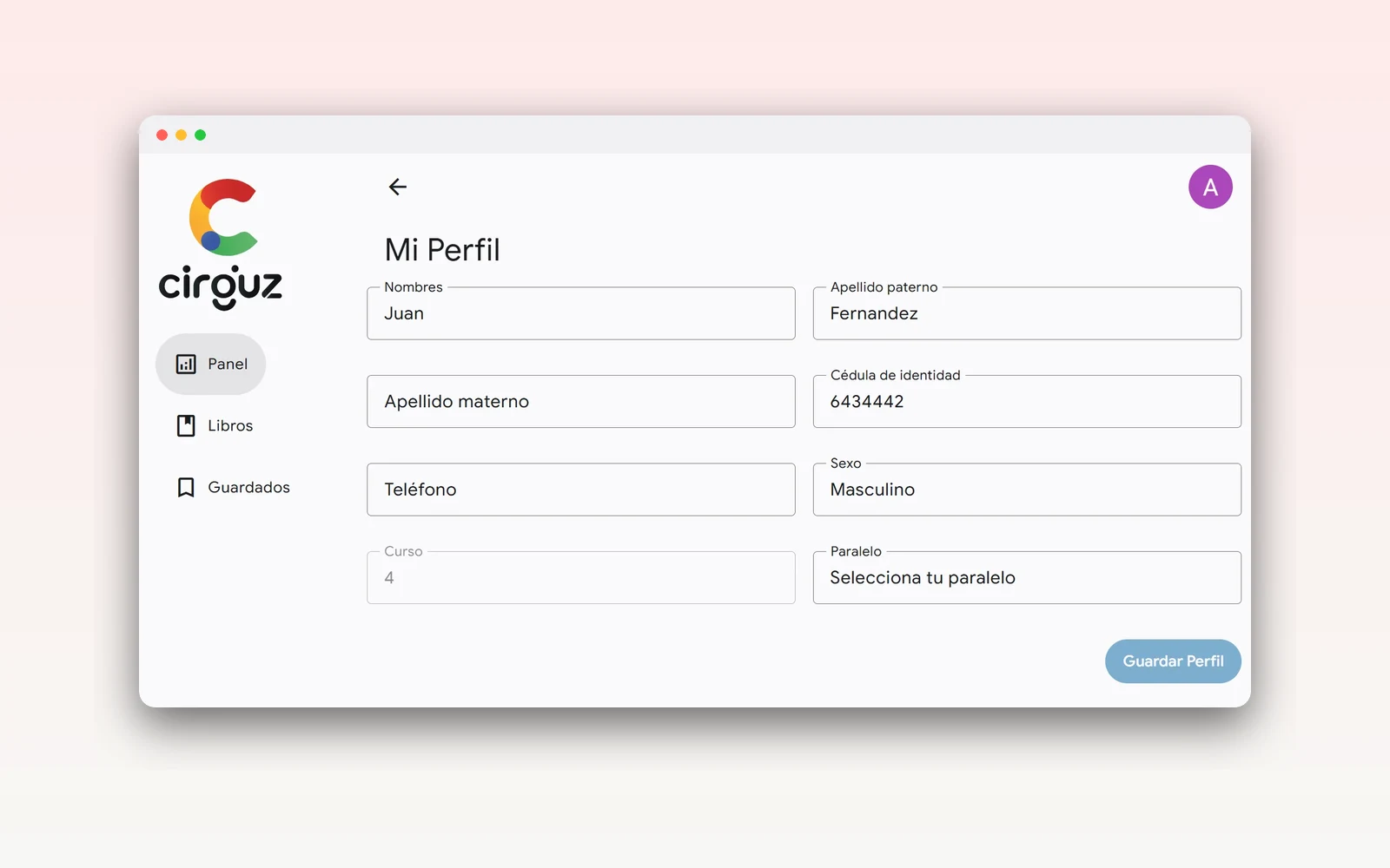 CirGuZ — Plataforma de e-learning médico — Biblioteca y lecciones de cirugía con dashboard del estudiante y panel admin, como PWA