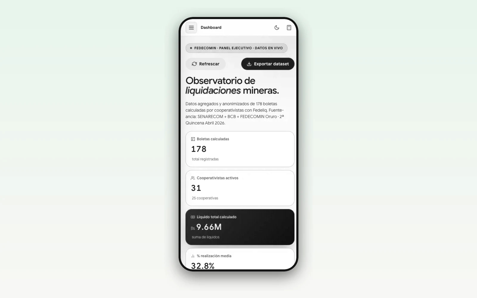 Fedeliq (Liqmin V4) — Liquidación minera — imagen 5