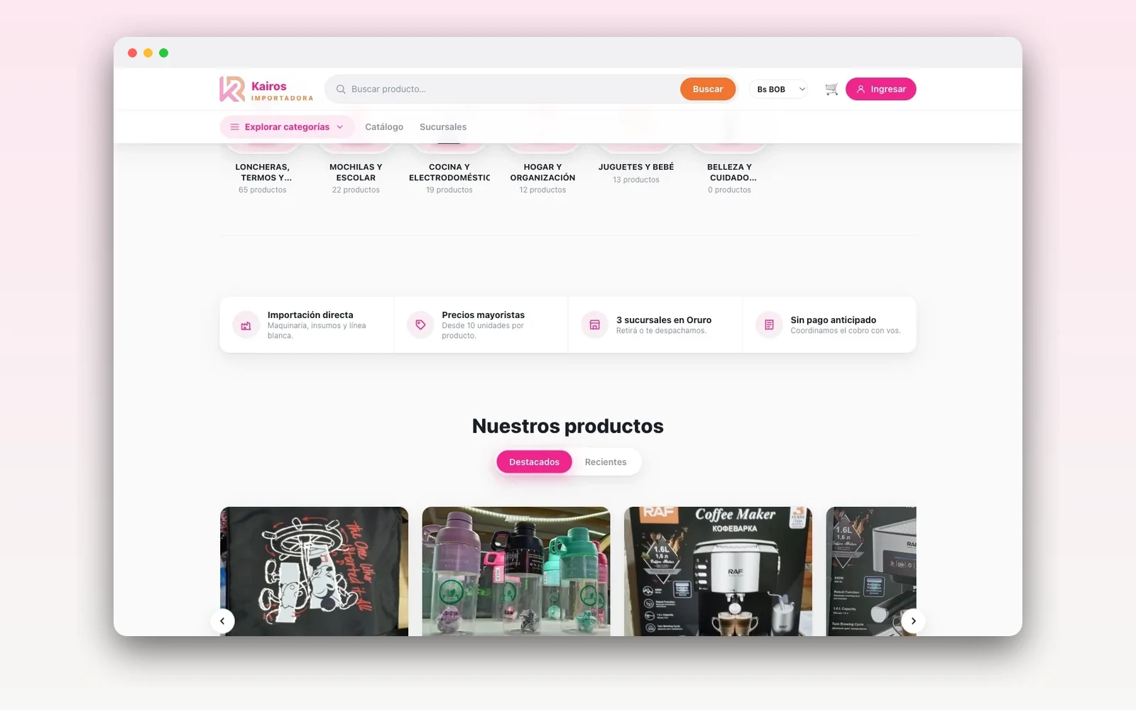 Kairos — Gestión + e-commerce multi-sucursal — imagen 2