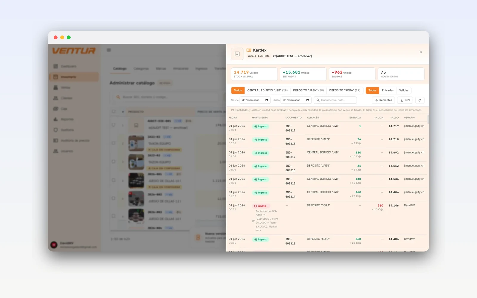 Ventur — POS / ERP retail — imagen 4