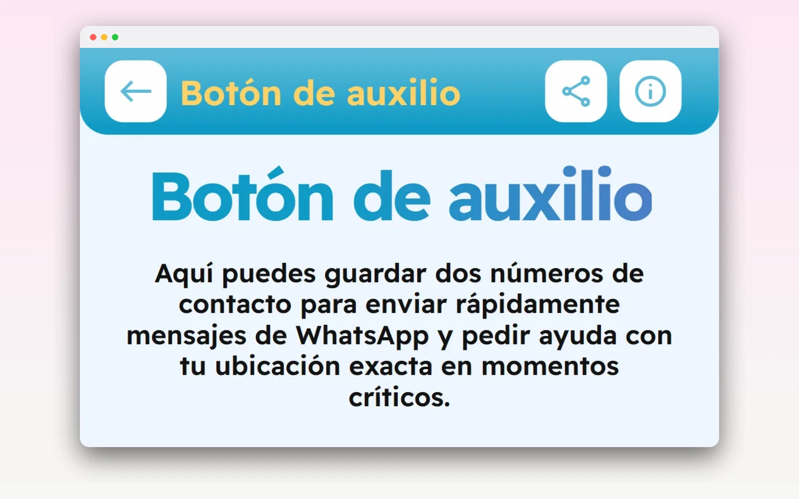 Vive Sin Miedo — App de prevención de violencia — imagen 3
